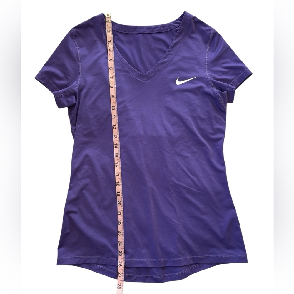 Nike Women's Short Sleeve Purple Tee - Picture 3 of 5